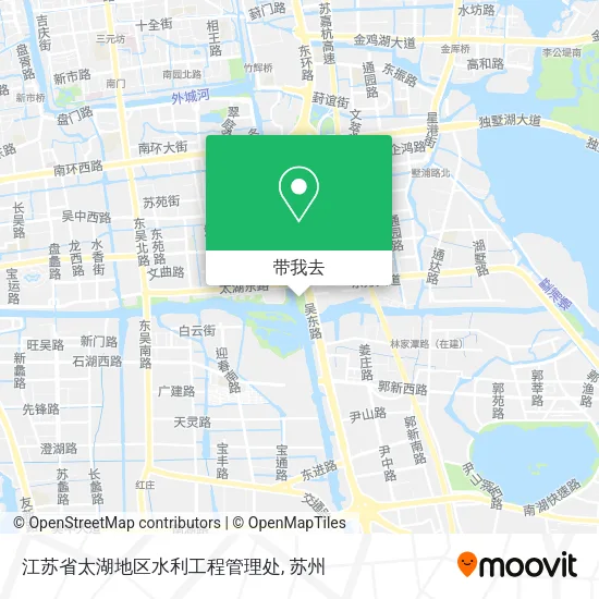 江苏省太湖地区水利工程管理处地图