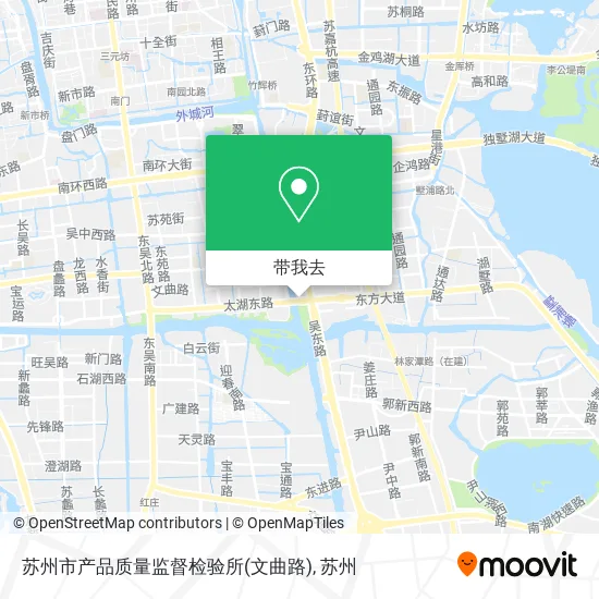 苏州市产品质量监督检验所(文曲路)地图