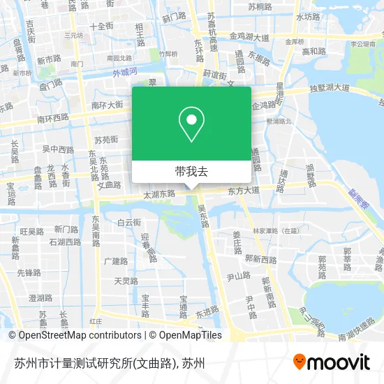苏州市计量测试研究所(文曲路)地图