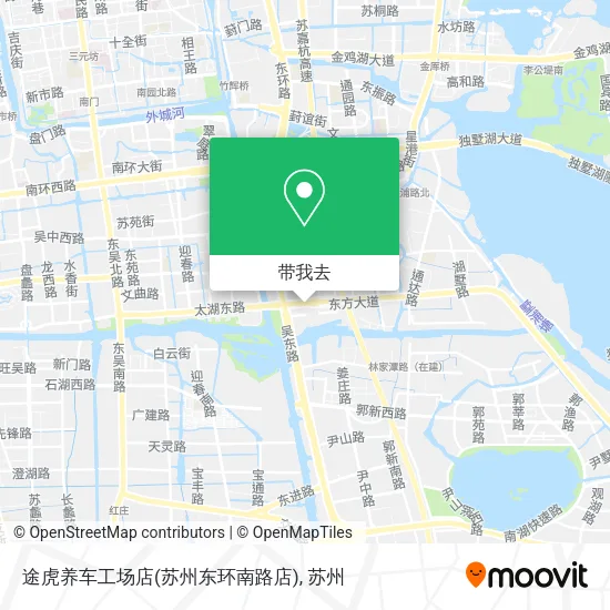 途虎养车工场店(苏州东环南路店)地图