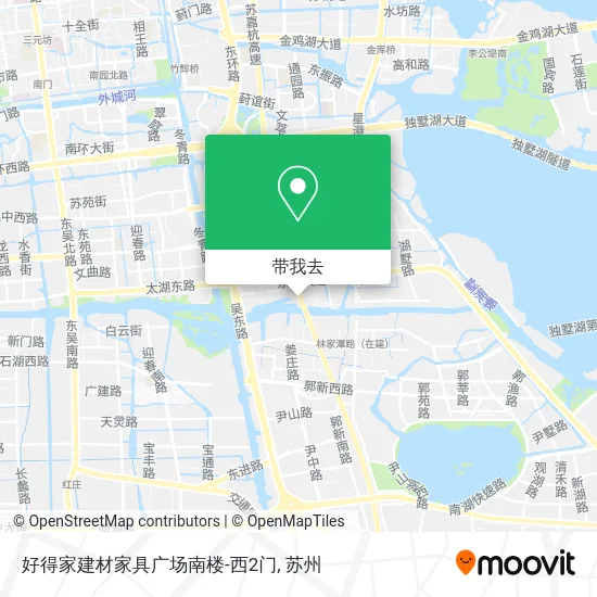好得家建材家具广场南楼-西2门地图