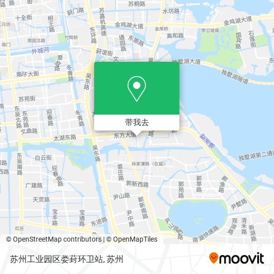 苏州工业园区娄葑环卫站地图
