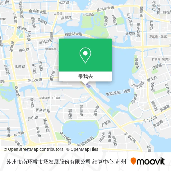 苏州市南环桥市场发展股份有限公司-结算中心地图