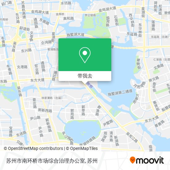 苏州市南环桥市场综合治理办公室地图