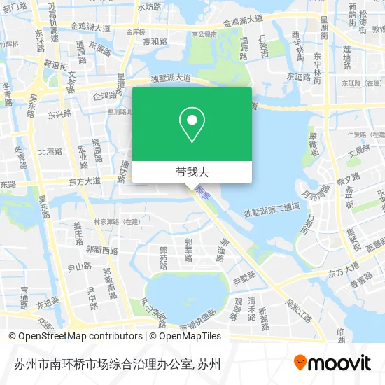 苏州市南环桥市场综合治理办公室地图