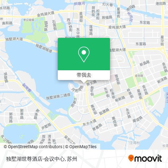 独墅湖世尊酒店-会议中心地图