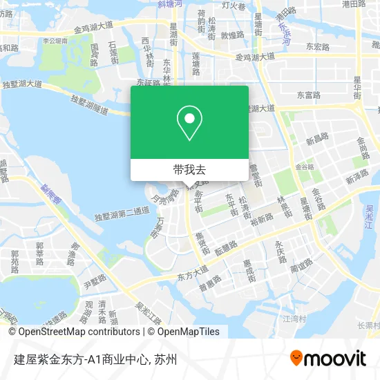 建屋紫金东方-A1商业中心地图