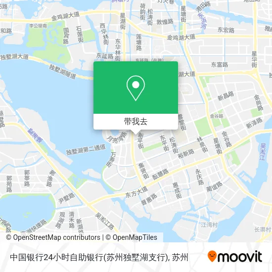 中国银行24小时自助银行(苏州独墅湖支行)地图