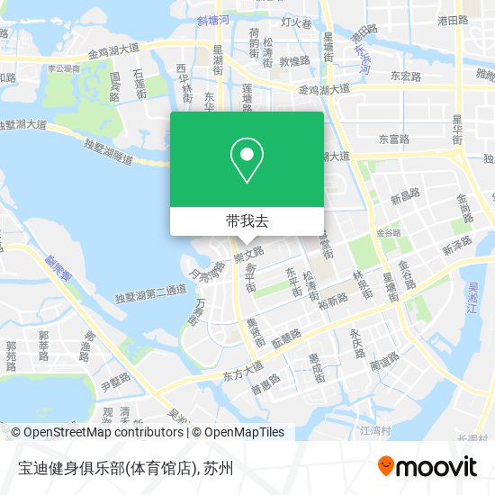 宝迪健身俱乐部(体育馆店)地图