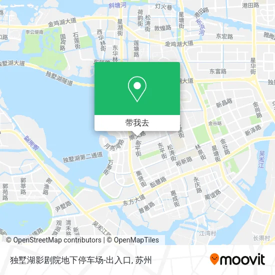 独墅湖影剧院地下停车场-出入口地图