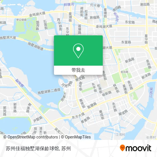 苏州佳福独墅湖保龄球馆地图