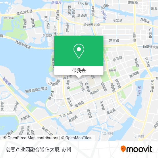 创意产业园融合通信大厦地图