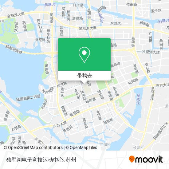 独墅湖电子竞技运动中心地图