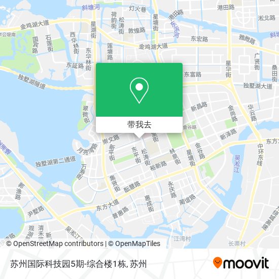 苏州国际科技园5期-综合楼1栋地图
