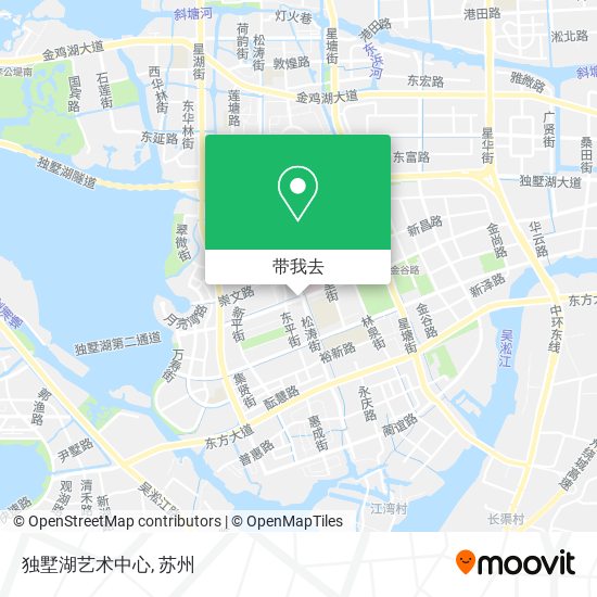 独墅湖艺术中心地图