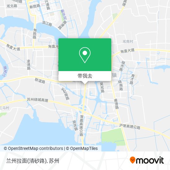 兰州拉面(清砂路)地图