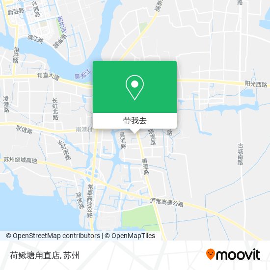 荷鳅塘甪直店地图