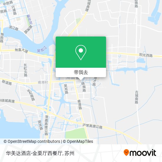 华美达酒店-金栗厅西餐厅地图