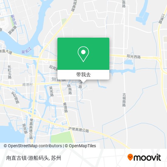 甪直古镇-游船码头地图