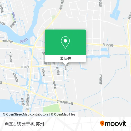 甪直古镇-永宁桥地图