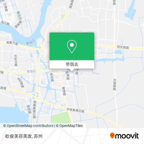 欧俊美容美发地图