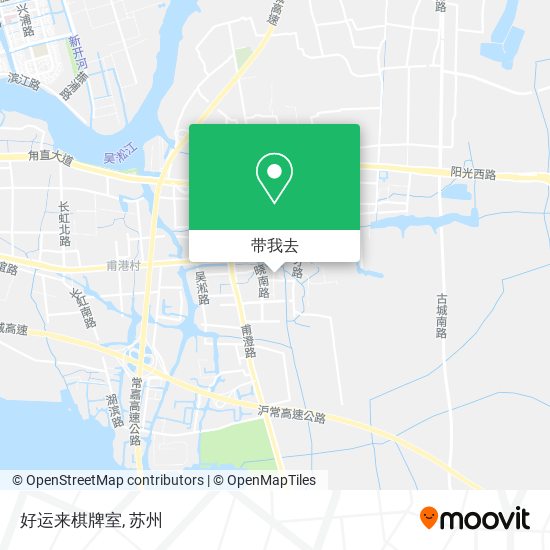 好运来棋牌室地图