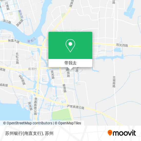 苏州银行(甪直支行)地图