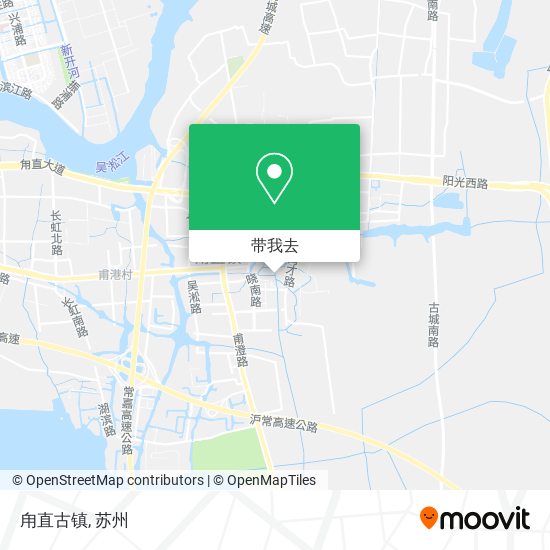 甪直古镇地图