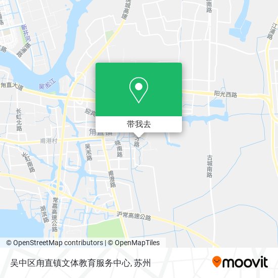 吴中区甪直镇文体教育服务中心地图