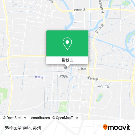 卿峰丽景-南区地图