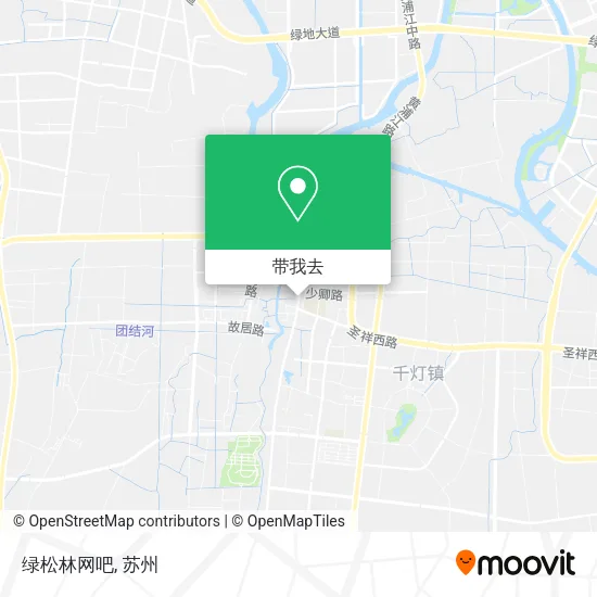 绿松林网吧地图
