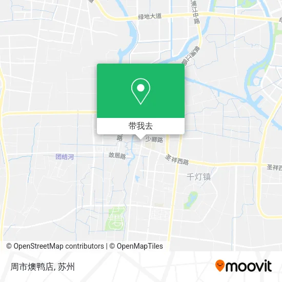 周市燠鸭店地图