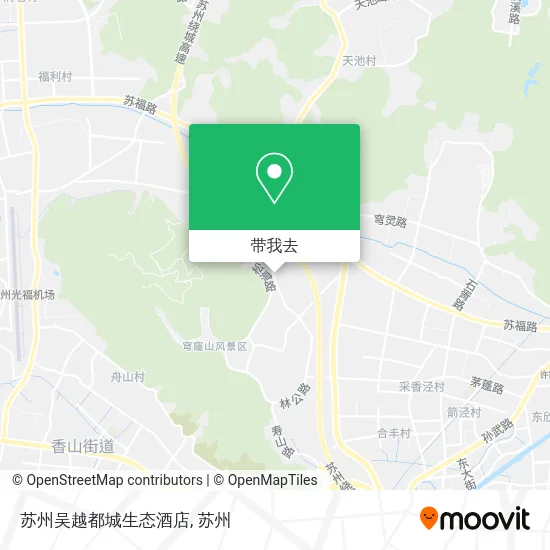 苏州吴越都城生态酒店地图