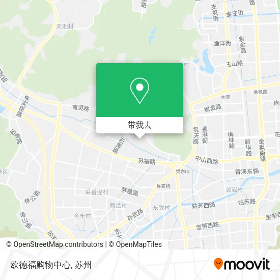 欧德福购物中心地图