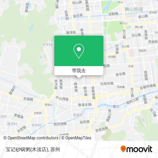 宝记砂锅粥(木渎店)地图