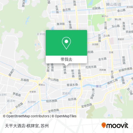 天平大酒店-棋牌室地图