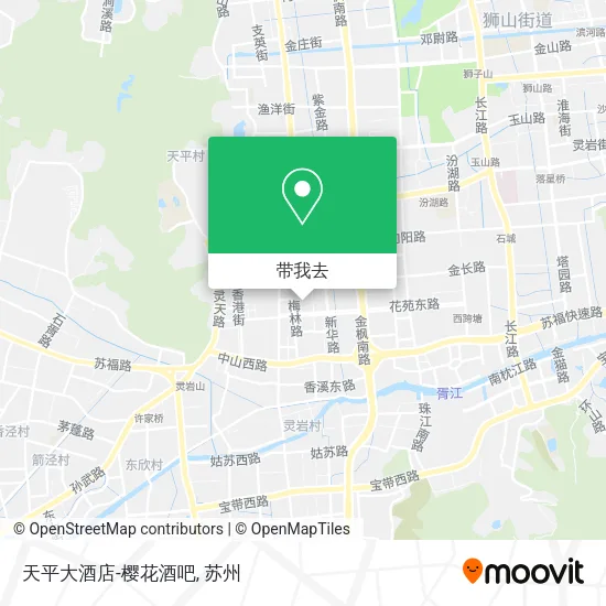 天平大酒店-樱花酒吧地图