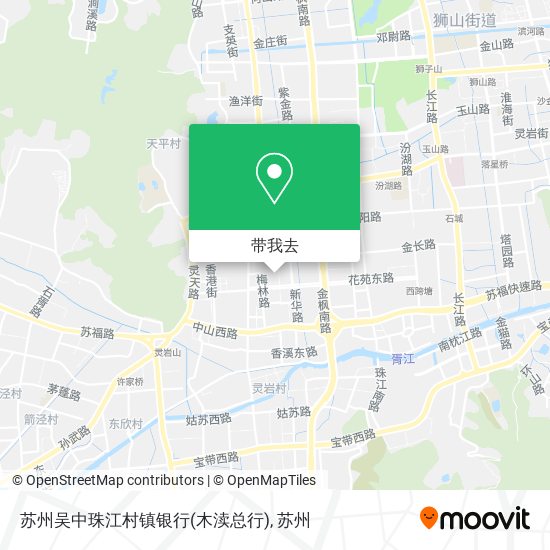 苏州吴中珠江村镇银行(木渎总行)地图