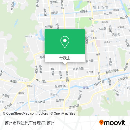 苏州市腾达汽车修理厂地图