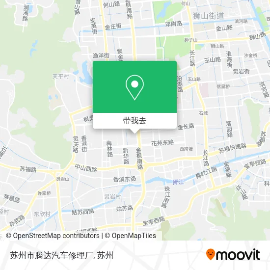 苏州市腾达汽车修理厂地图