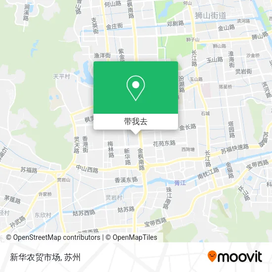 新华农贸市场地图