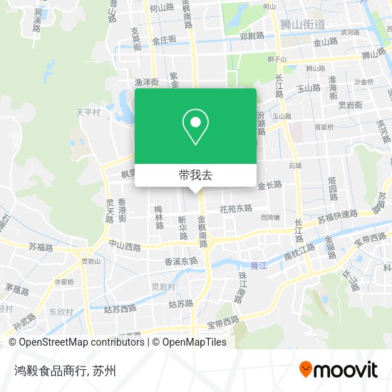 鸿毅食品商行地图