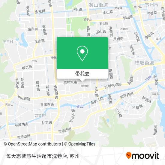 每天惠智慧生活超市沈巷店地图