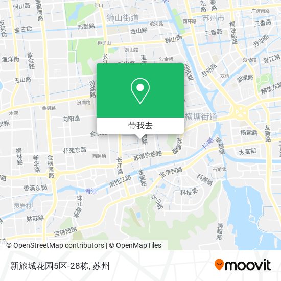 新旅城花园5区-28栋地图
