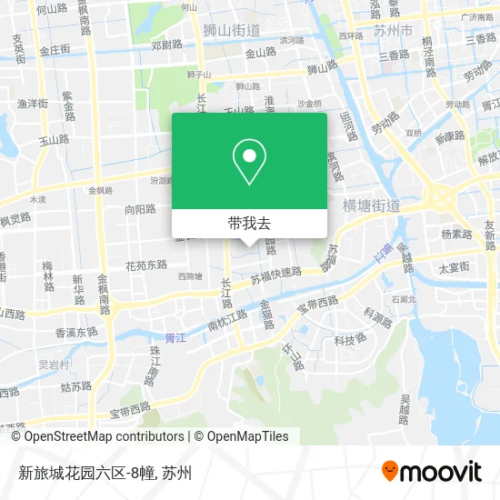 新旅城花园六区-8幢地图