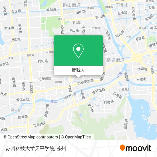 苏州科技大学天平学院地图