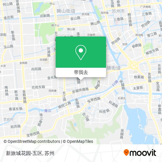新旅城花园-五区地图