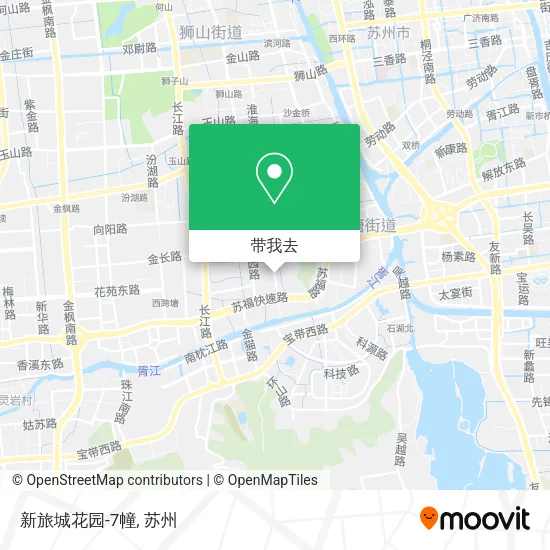 新旅城花园-7幢地图