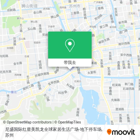 尼盛国际红星美凯龙全球家居生活广场-地下停车场地图