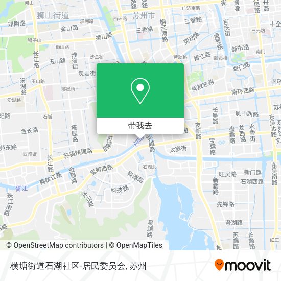 横塘街道石湖社区-居民委员会地图